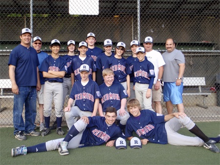 The U14 Redmond Bronx Bombers recently finished in first place with a 19-1 record in the Juniors District 9 Little League standings. The league consisted of teams from Bellevue