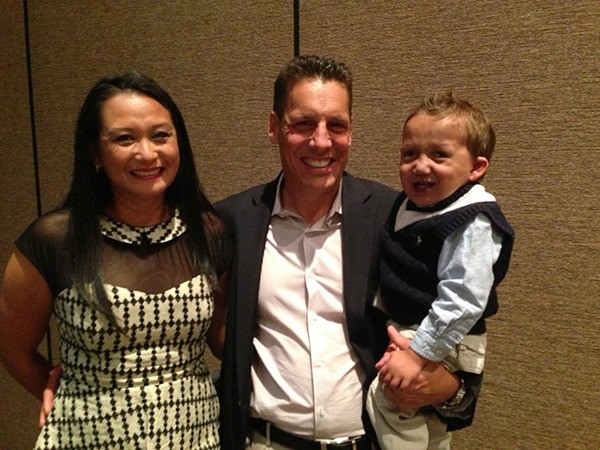 Aissa and Craig Bomben with their son