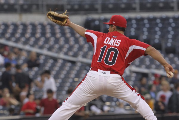 Redmond High School senior Dylan Davis pitched a shutout eighth inning for the West squad at the AFLAC All-American High School Baseball Classic last Sunday at PETCO Park in San Diego in a 5-3 East victory. After surrendering a leadoff base hit and stolen base