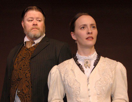 Stephen Grenley and Kate Parker star in SecondStory Repertory's production of 'A Doll's House