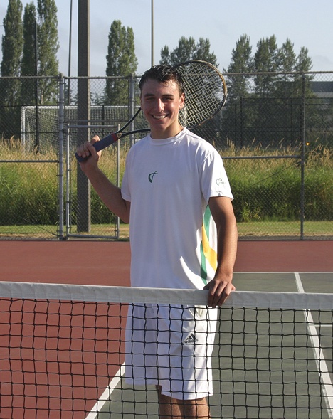 The Bear Creek School’s Jake Imam won the Class 1A singles’ tennis title in the spring as a freshman. He practices up to three and half hours a day in the offseason to keep his game sharp.