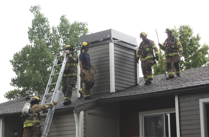 Redmond firefighters extinguished a two-alarm fire