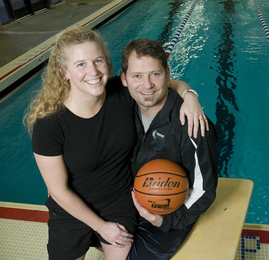 Redmond High School teachers Andre and Julie Barashkoff are both coaching winter sports for the Mustangs. Julie is entering her seventh year as the boys’ swim head coach