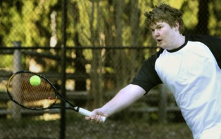 Overlake senior Boris Rozenberg looks to lead the way for the Owls' tennis team this year.