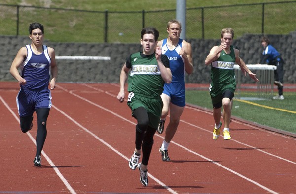 The Bear Creek School junior Josh Firminger won tri-district gold medals in the 200 and 400 meters at last at the Southwest Athletic Complex in Seattle.