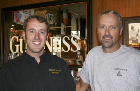Managing partner Bryan Streit (left) and co-owner Paul Armour (right) invite Redmond neighbors to their family-friendly restaurant and Irish pub