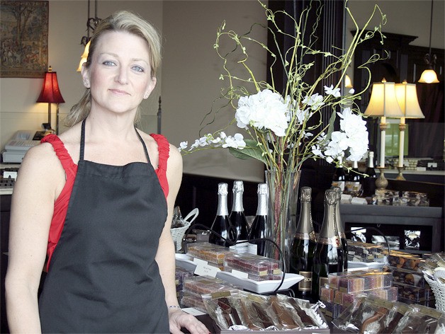 Susan Walukiewicz opened Brugge Chocolates at 15946 Redmond Way