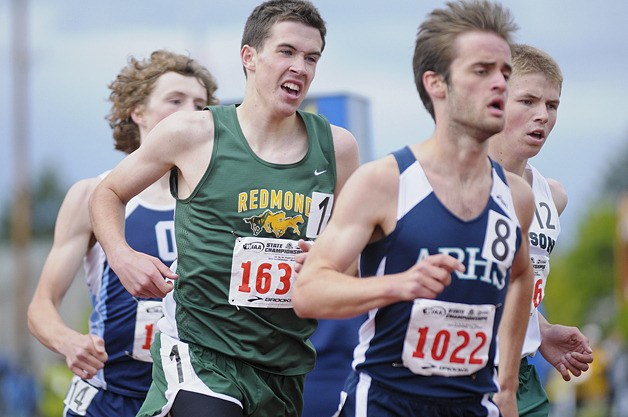 Redmond High senior Mack Young finished fifth in the 1