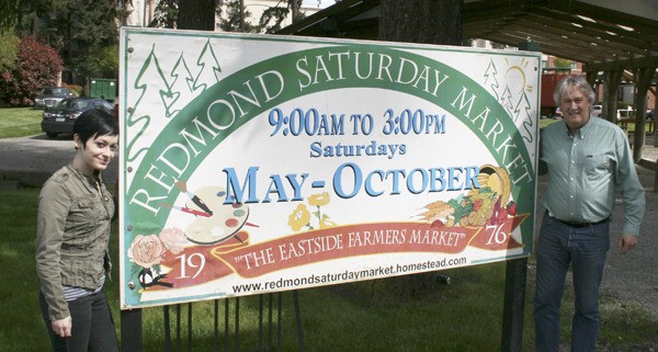 New Redmond Saturday Market director Nicole Package and new president Pete Godwin will be leading the way for the market