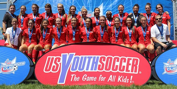 Redmond-based Crossfire Select GU16 McLaughlin took second place at the National U.S. President's Cup soccer tournament in Kansas City