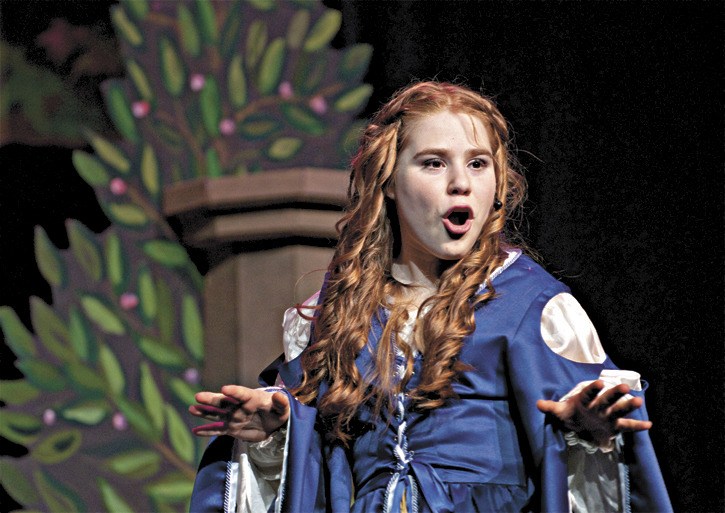 The Bear Creek School senior Abby Gomulkiewicz has participated in the school's drama department since sixth-grade. She said she loves dressing up and pretending to be someone she is not.