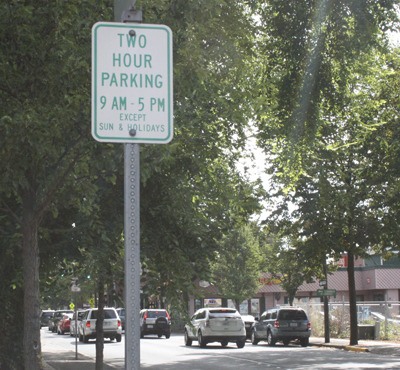 The city is planning to add more time-limited parking spaces to the downtown area.