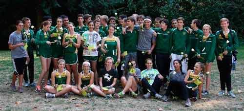 Redmond High School's senior cross-country runners.
