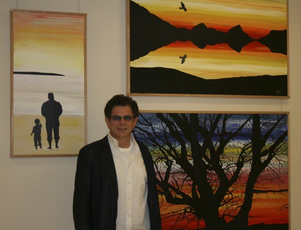 Legendary musician and artist Lee Oskar's acrylic paintings will be on display at Evergreen Hospital and Medical Center in Kirkland through late July as part of the 'Healing Art of Evergreen' program. Oskar