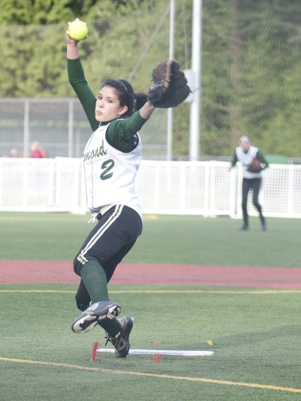 Redmond starter Melissa White pitched a gem on Wednesday at home against Newport