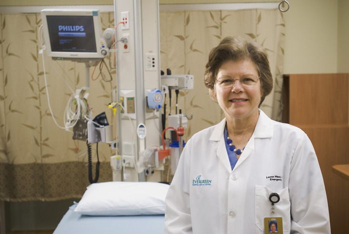 Dr. Lauren West began her career in emergency medicine in the early 1980s. At her first job