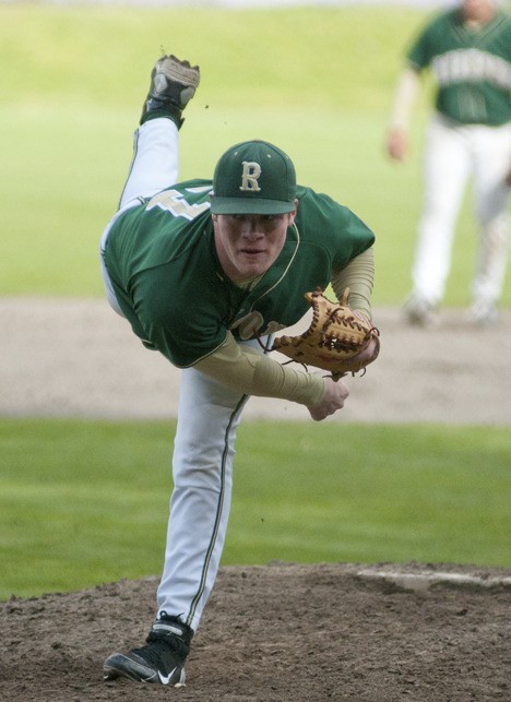 Redmond starter Zach Abbruzza pitched a complete-game gem against Issaquah on Tuesday afternoon