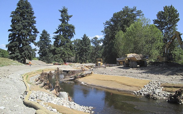 The City of Redmond recently completed restoring the lower Bear Creek. The project has been two decades in the making and included reshaping the creek to “meander” to slow down the stream’s flow to make it more fish friendly.