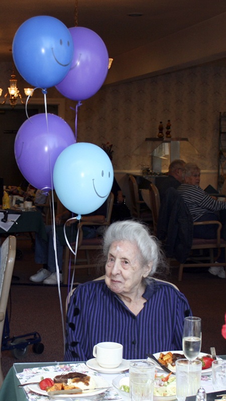 Florence Liston celebrated her 100th birthday on Sept. 28 at Cascade Plaza in Redmond.
