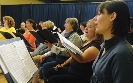 Redmond resident Sara Womack (far right) has been a member of Choral Arts since 1999. The vocal ensemble