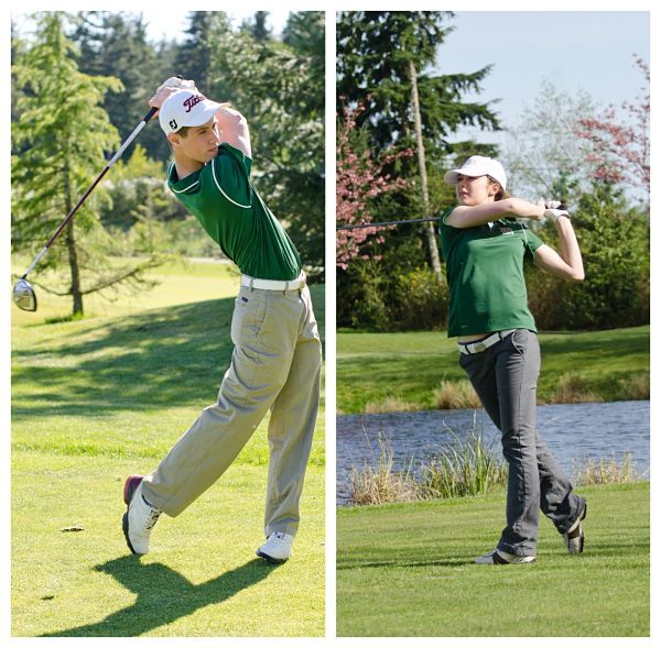 Bear Creek’s Ricky Olson and Morgan Cadigan will fire away at next week’s state golf tournament.