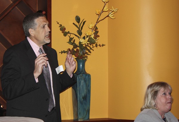 Lake Washington School District Superintendent Dr. Chip Kimball spoke at the Greater Redmond Chamber of Commerce's member luncheon Wednesday afternoon.