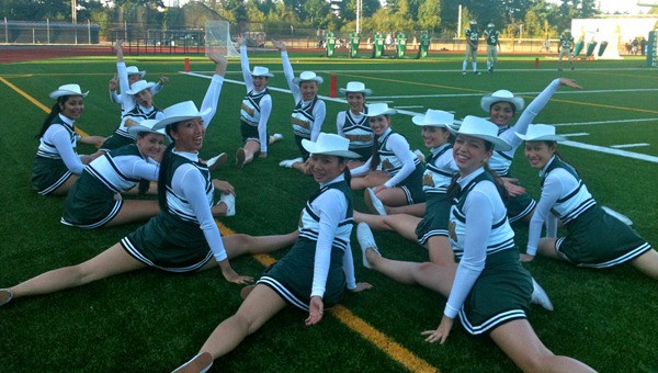The Redmond High School Dance Team recently had its first performance at the Mustang Football home opener last Friday. 'The girls wowed the crowd