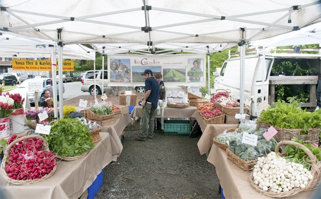 Carnation’s Full Circle Farm is one of more than 100 vendors at the Redmond Saturday Market
