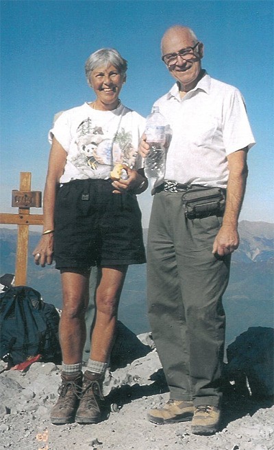 Doris Bond (left) and Frank King met on a mountain in Italy 17 years ago. They recorded their adventures in 'Travels With Doris: Without Reservations.'