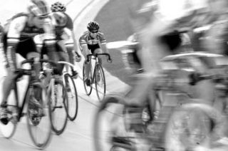 Bicycle races are scheduled for every Friday at the Group Health Velodrome at Marymoor Park through September 12.