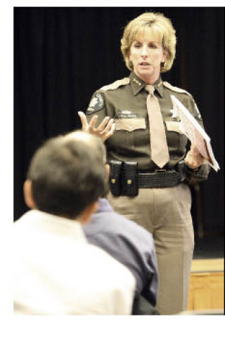 King County Sheriff Sue Rahr said areas of unincorporated areas in northeast King County would be ‘terribly exposed’ to more crime because of the recent budget cuts.