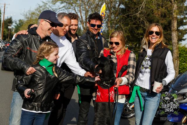 The 15th annual Tulip Ride saw about 300 motorcyclists