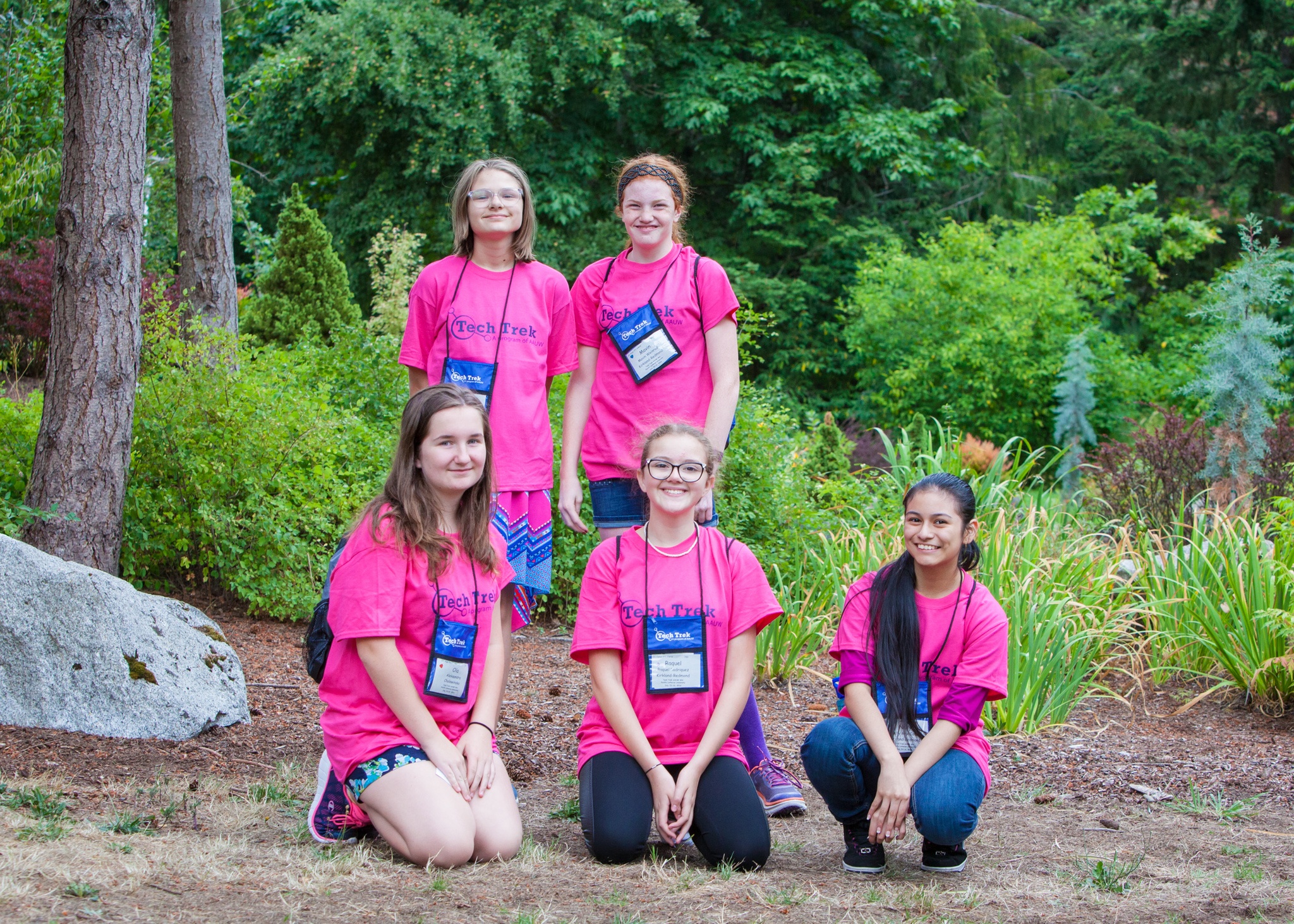 American Association of University Women STEM camp participants included