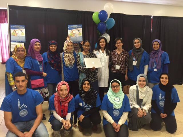 Volunteers gather at Nethah Sheriff’s free clinic at the Muslim Association of Puget Sound in Redmond. Courtesy photo