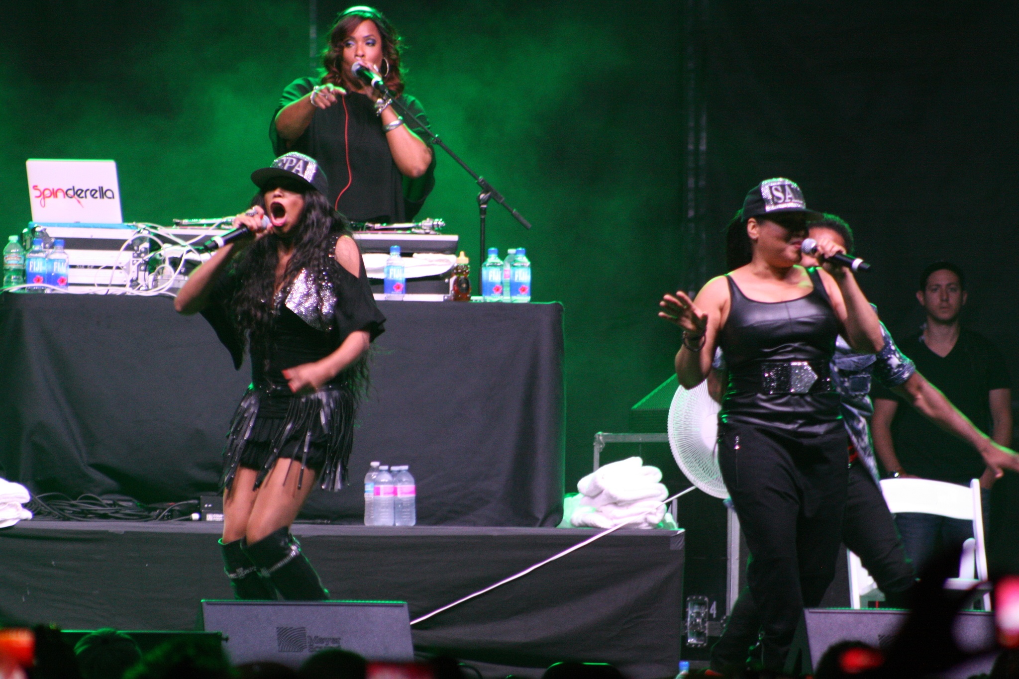 Hip-hop trio Salt N Pepa performed on Saturday at the “I Love the 90s” concert at Marymoor Park in King County near Redmond.