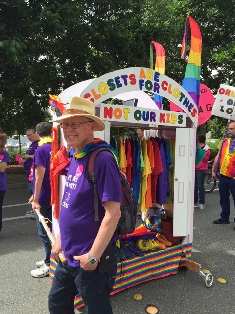PFLAG Bellevue/Eastside has marched in local parades to show their support for the local LGBTQ community.
