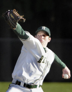 Redmond starting pitcher Mac Acker was effective early against Garfield on Wednesday before the Mustangs gave up three runs in the third inning as the Bulldogs dealt the top-ranked Mustangs their first loss of the season