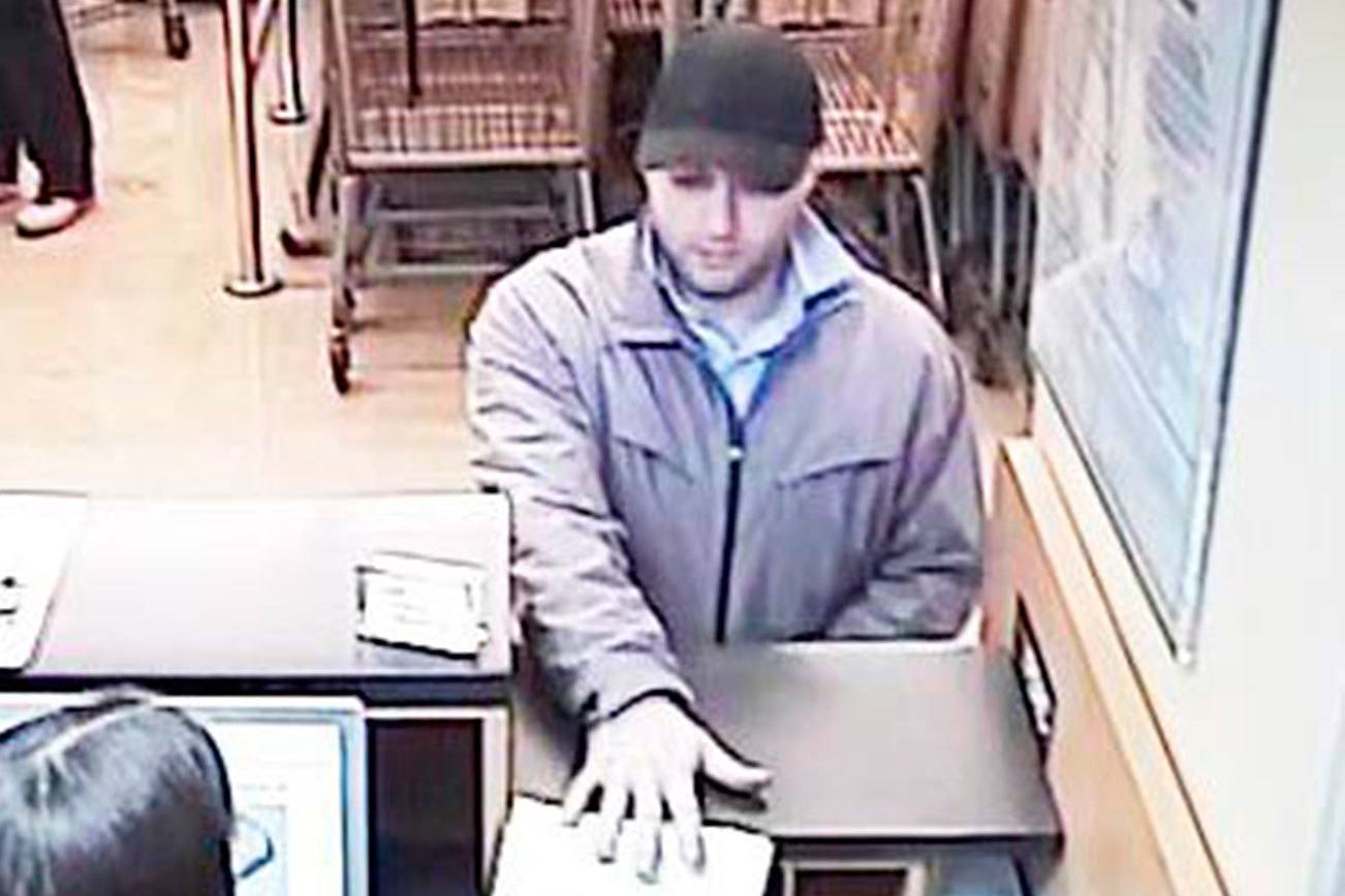 Redmond police searching for US Bank robbery suspect