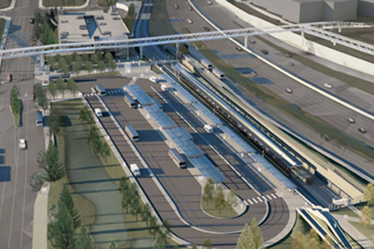 Overlake Transit Center parking lot closes for light rail construction