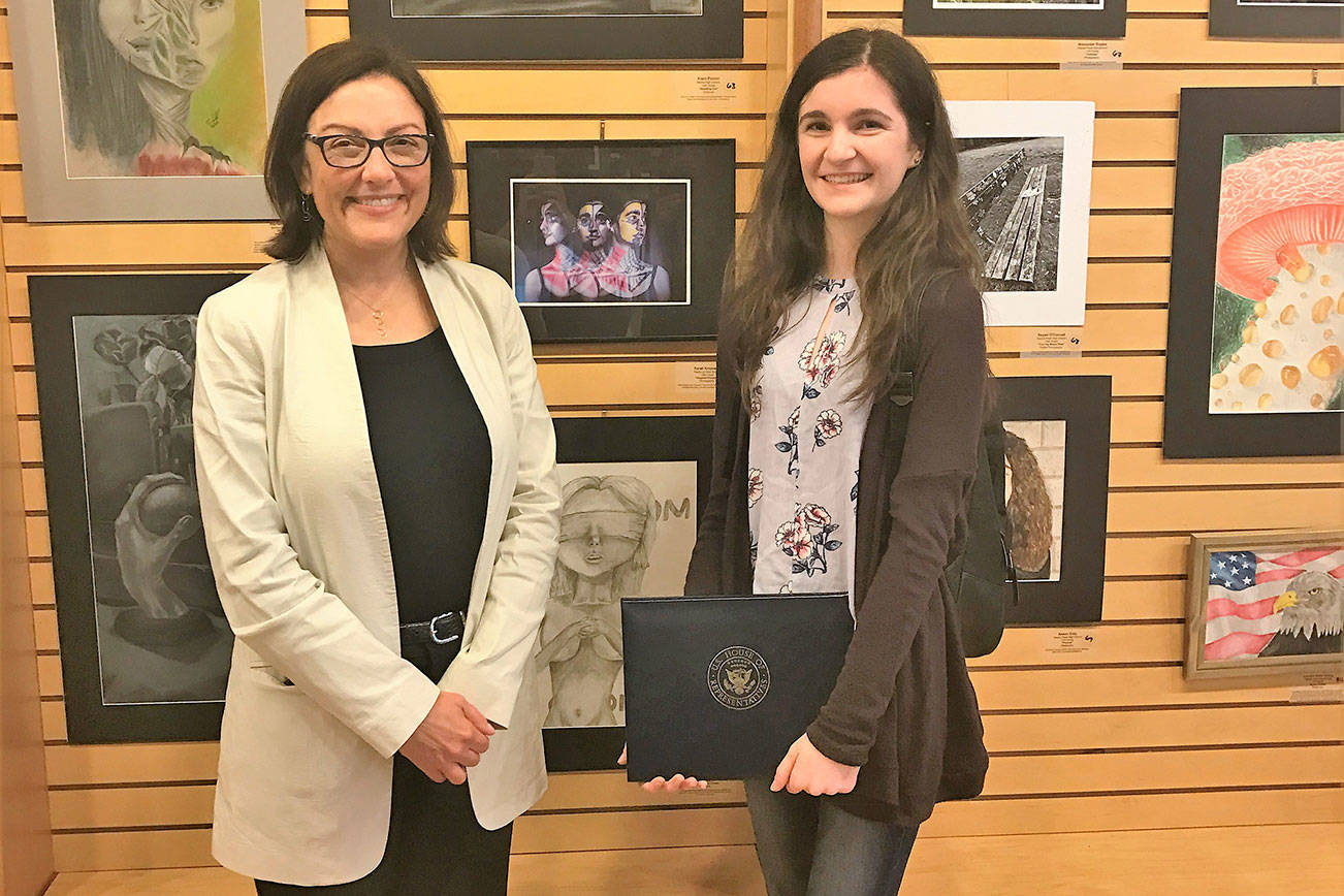 Redmond High’s Kimmerly and Shu receive honorable mentions in Congressional Art Competition