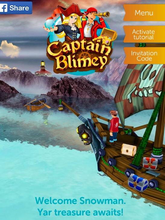 Ahoy matey! Novel mobile game Captain Blimey launches with largest ever digital treasure hunt