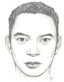 Redmond Police Department sketch of a burglary suspect. Courtesy of the Redmond Police Department