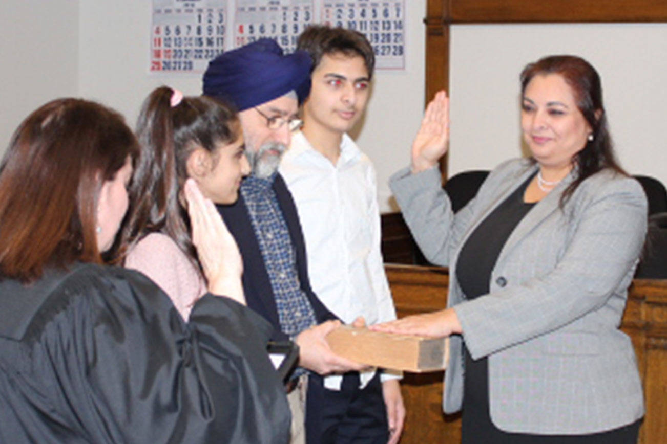 Dhingra sworn in as 45th Legislative District senator