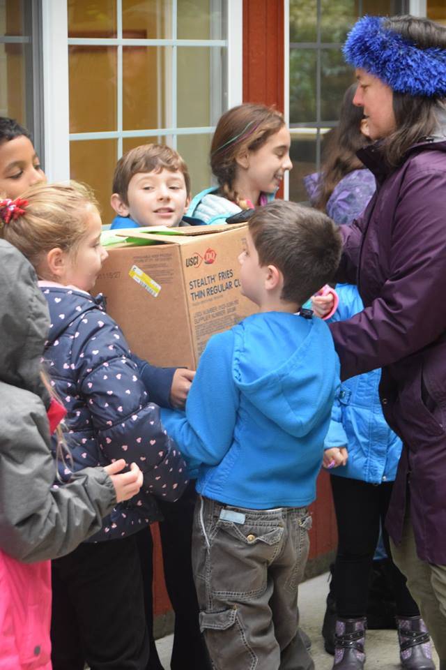Montessori Children’s House students and their families held a collection drive at the Redmond school over the last three weeks. Courtesy of Montessori Children’s House