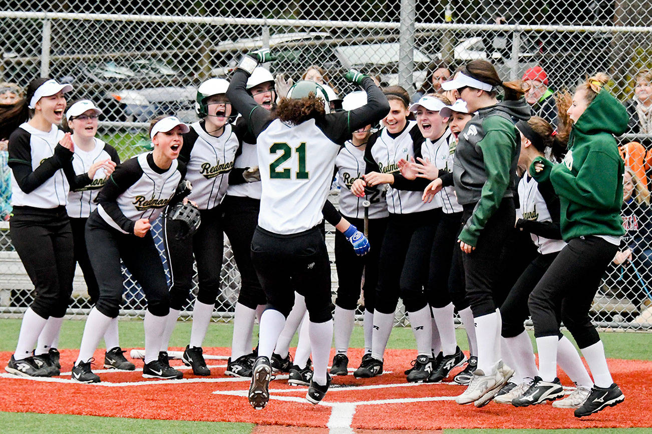 Redmond grand-slam celebration