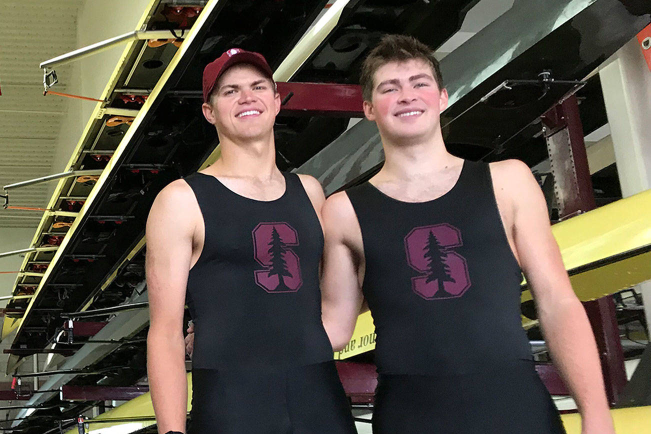 Redmond brothers rowing and growing at Stanford