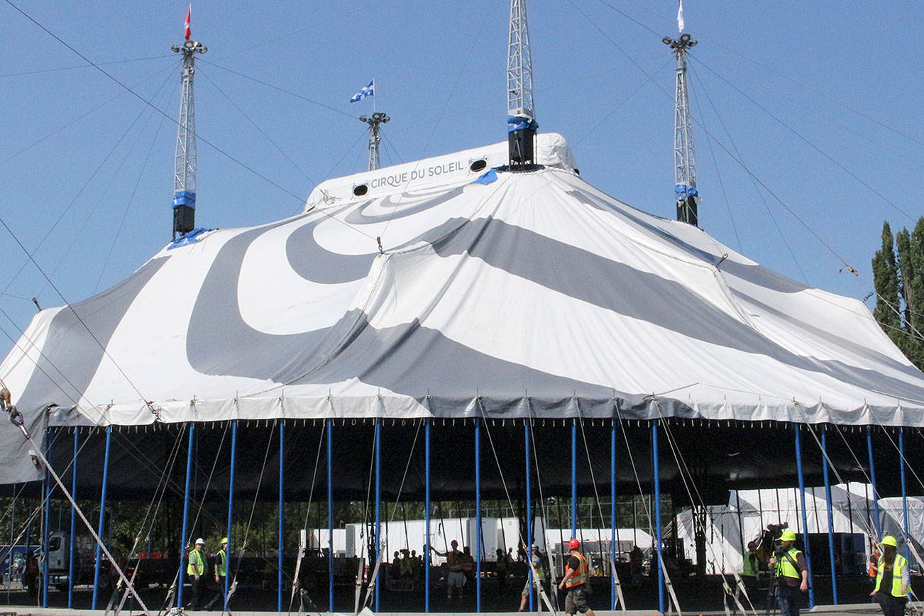 Cirque du Soleil raises its Big Top at Marymoor