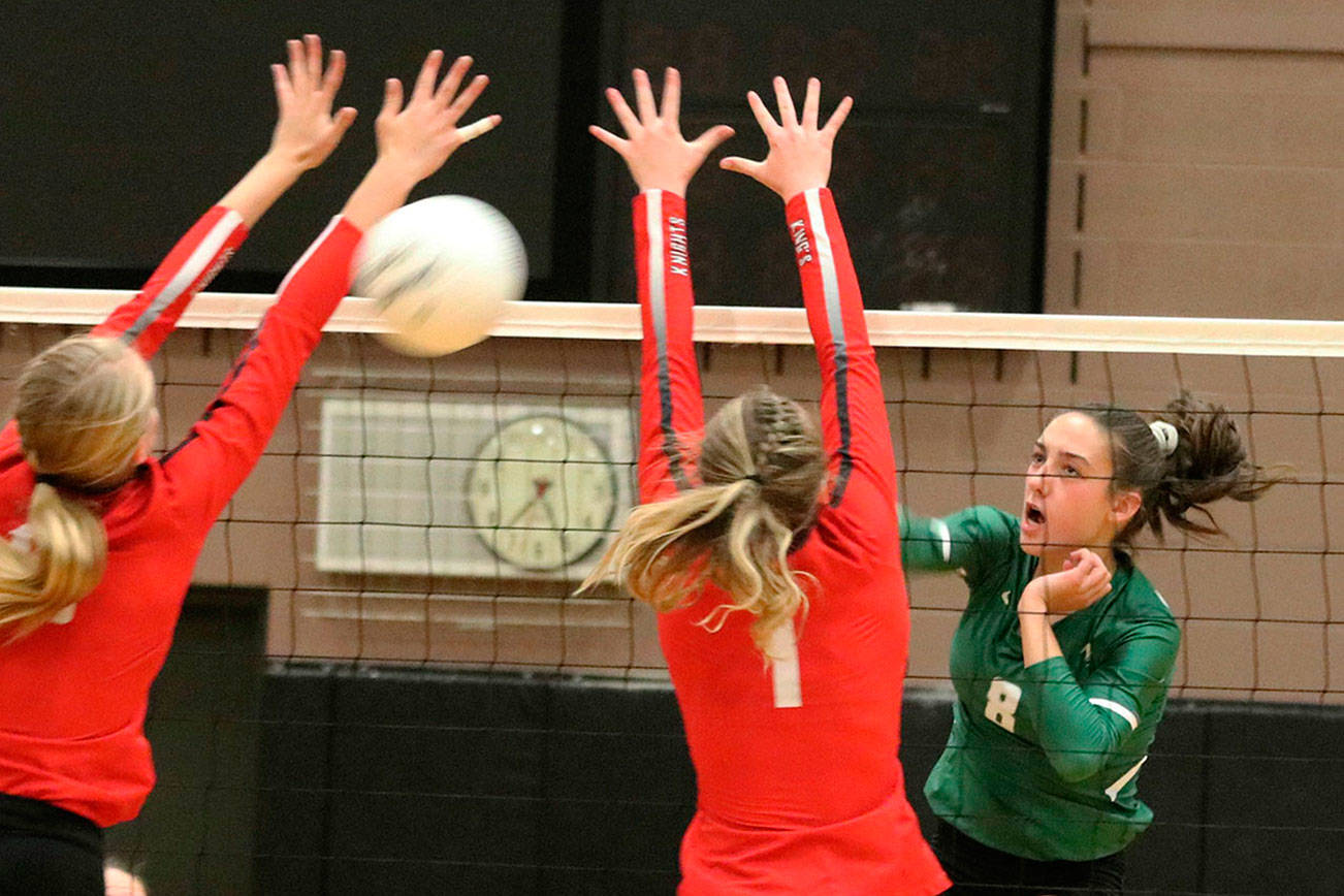 Redmond unleashes some ‘firepower’ on the volleyball court