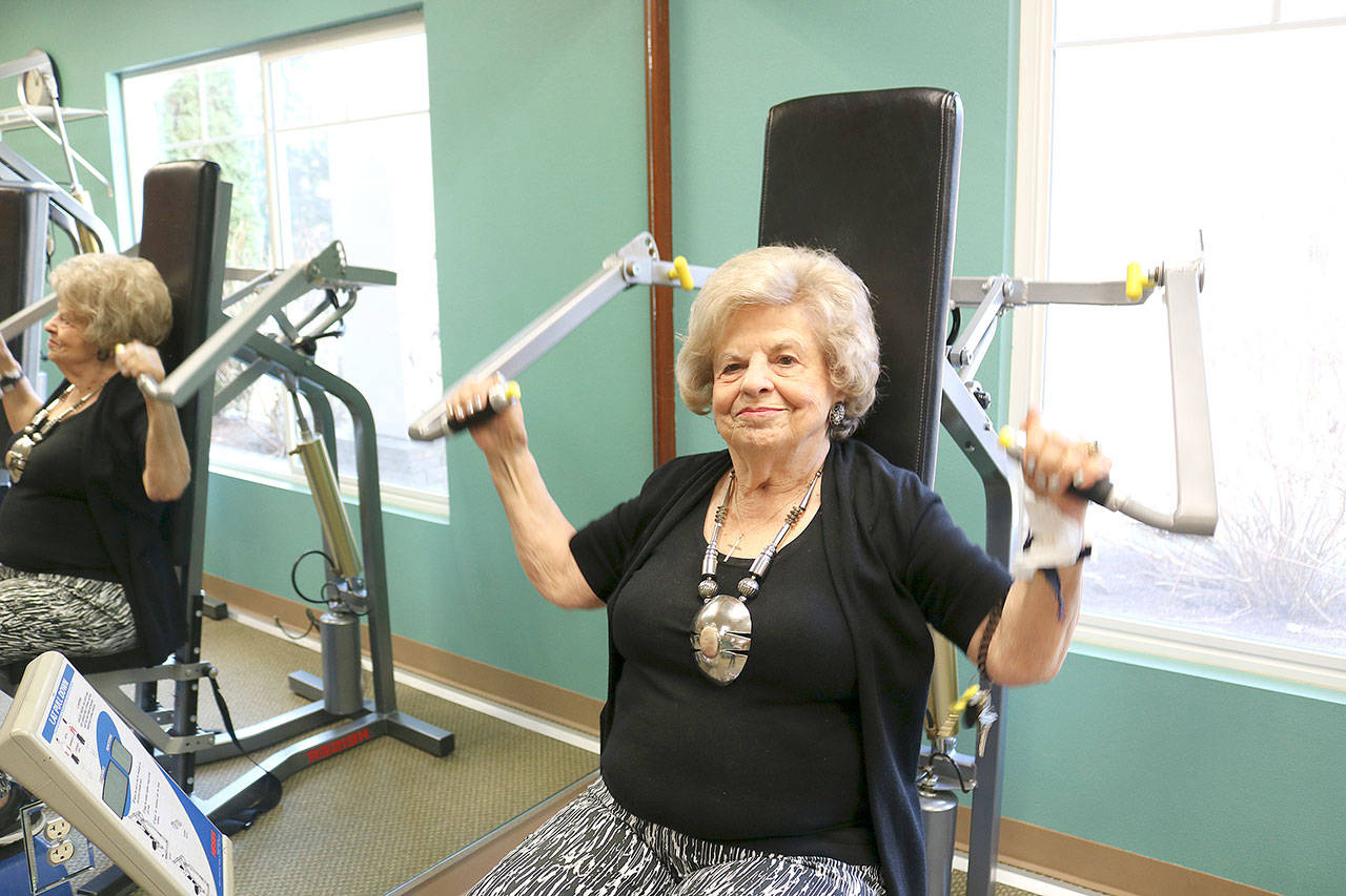 Despite her age and vision loss, Toni Underwood maintains an active and social life. Stephanie Quiroz/staff photo.