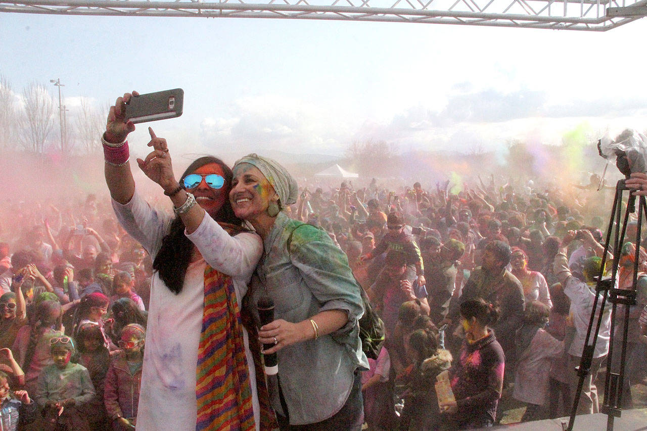 Over 8,000 people attended the 7th annual Festival of Color on March 23. Photo courtesy of Vedic Cultural Center.